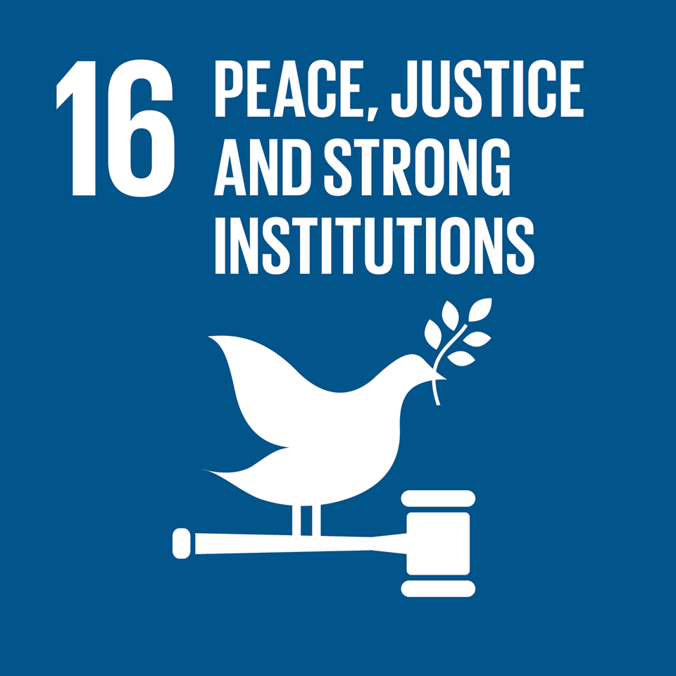 PEACE, JUSTICE AND STRONG INSTITUTIONS.
